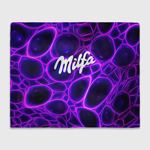 Плед Milfa прикольная надпись / 3D-Велсофт – фото 1
