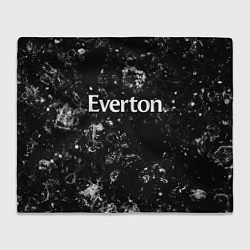 Плед флисовый Everton black ice, цвет: 3D-велсофт