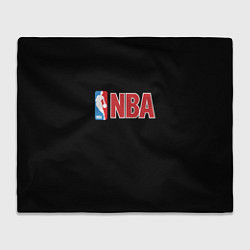 Плед флисовый NBA logo, цвет: 3D-велсофт