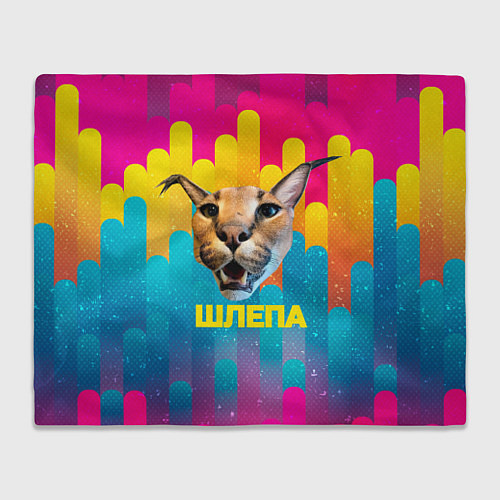 Плед Голова Шлепы / 3D-Велсофт – фото 1
