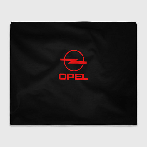 Плед Opel red logo auto / 3D-Велсофт – фото 1