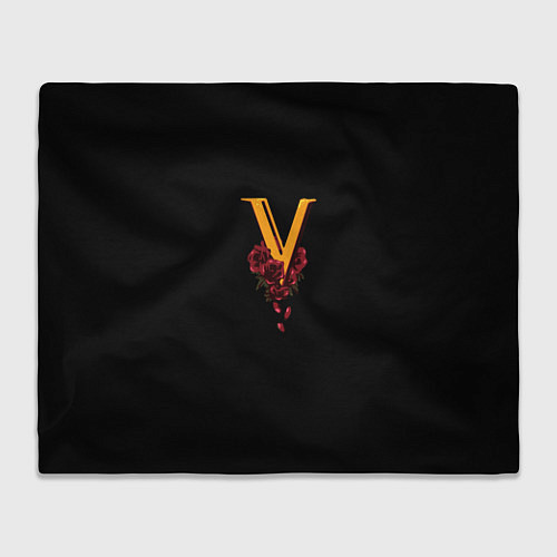 Плед Valentinos logo Cyberpunk / 3D-Велсофт – фото 1