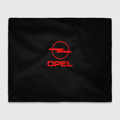 Плед Opel red logo auto / 3D-Велсофт – фото 1