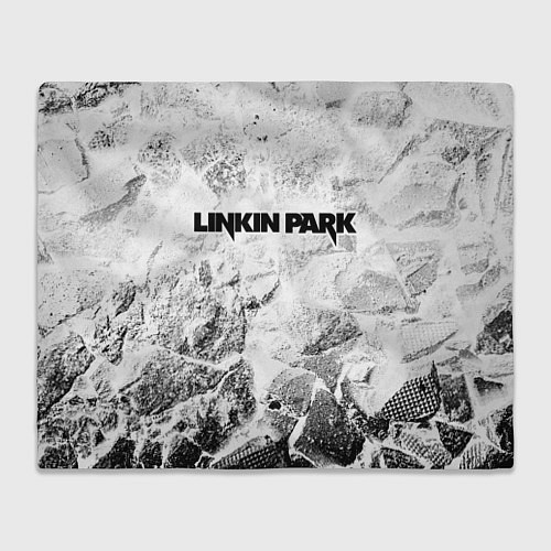 Плед Linkin Park white graphite / 3D-Велсофт – фото 1