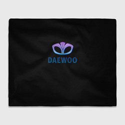 Плед Daewoo logo neon