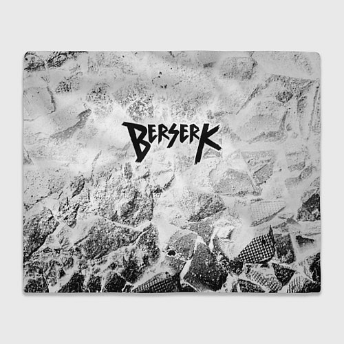 Плед Berserk white graphite / 3D-Велсофт – фото 1