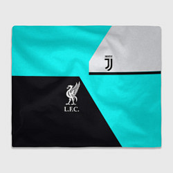 Плед Juventus x Liverpool geometry