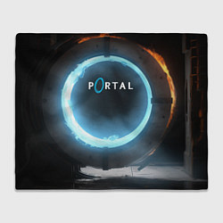 Плед Portal logo game