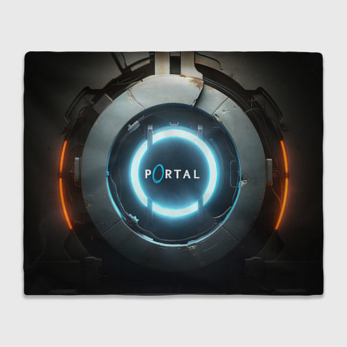 Плед Portal logo game / 3D-Велсофт – фото 1