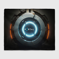 Плед Portal logo game