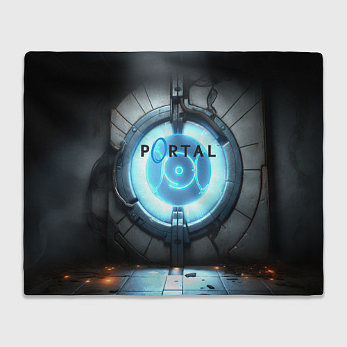 Плед Portal logo game / 3D-Велсофт – фото 1