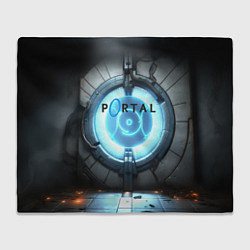 Плед Portal logo game