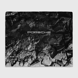 Плед Porsche black graphite