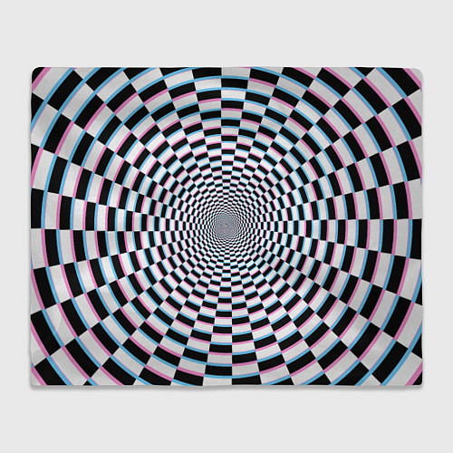 Плед Оптическая иллюзия с погружением / 3D-Велсофт – фото 1
