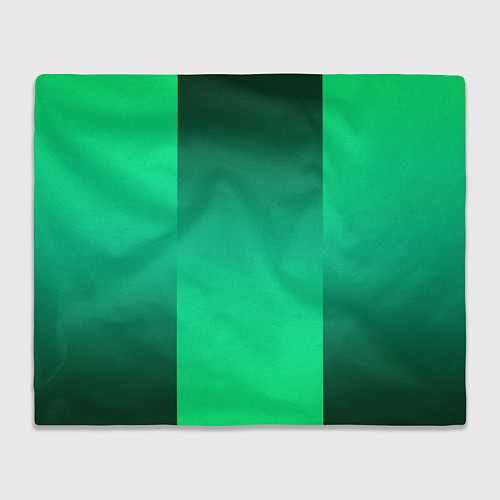 Плед Яркий зеленый градиентный комбинированный фон / 3D-Велсофт – фото 1