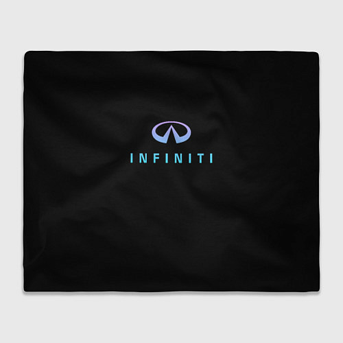 Плед Infiniti logo neon / 3D-Велсофт – фото 1