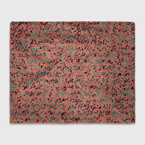 Плед Розово-бирюзовый абстрактный / 3D-Велсофт – фото 1