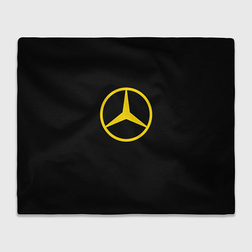 Плед Mercedes logo yello / 3D-Велсофт – фото 1