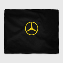 Плед Mercedes logo yello