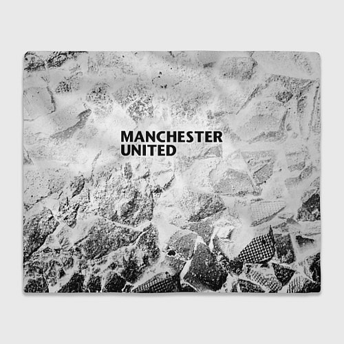 Плед Manchester United white graphite / 3D-Велсофт – фото 1