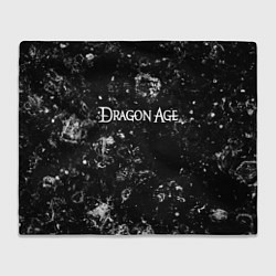 Плед флисовый Dragon Age black ice, цвет: 3D-велсофт