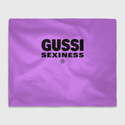 Плед флисовый Гусси сиреневый - сексуальность, цвет: 3D-велсофт
