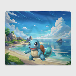 Плед флисовый Pokemon Squirtle, цвет: 3D-велсофт