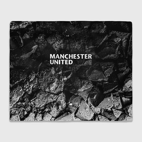 Плед Manchester United black graphite / 3D-Велсофт – фото 1