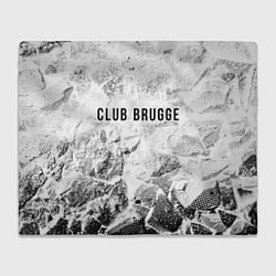 Плед Club Brugge white graphite