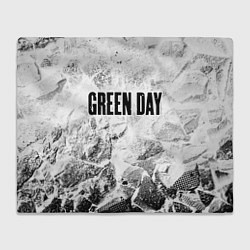 Плед Green Day white graphite