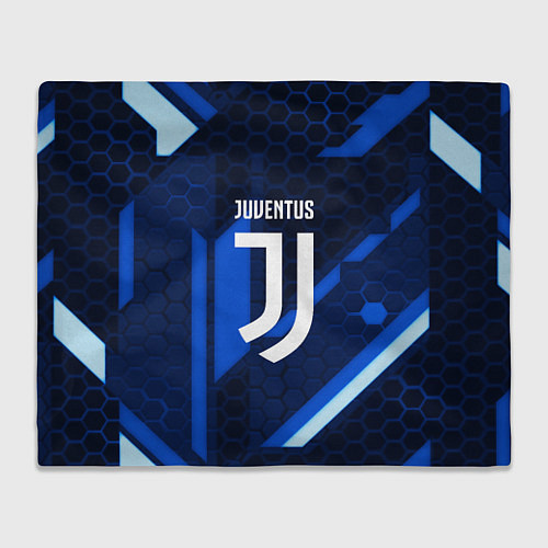 Плед Juventus sport geometry steel / 3D-Велсофт – фото 1