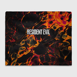 Плед флисовый Resident Evil red lava, цвет: 3D-велсофт