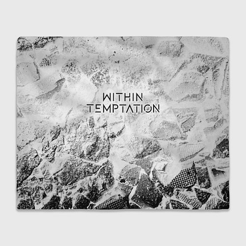 Плед Within Temptation white graphite / 3D-Велсофт – фото 1
