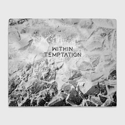 Плед Within Temptation white graphite