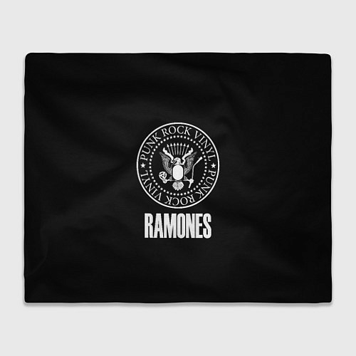 Плед Ramones rock logo / 3D-Велсофт – фото 1