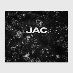 Плед флисовый JAC black ice, цвет: 3D-велсофт