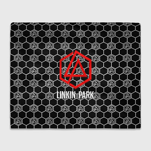 Плед Linkin park logo pattern / 3D-Велсофт – фото 1