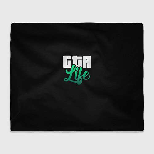 Плед GTA life logo / 3D-Велсофт – фото 1