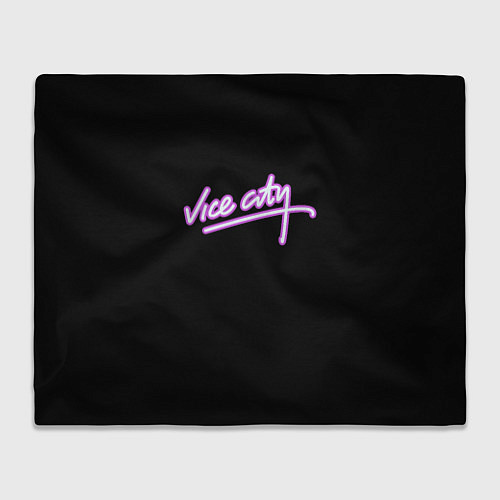 Плед Vice city logo neon / 3D-Велсофт – фото 1