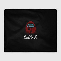 Плед Among us logo game