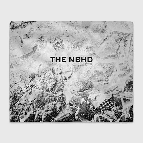 Плед The Neighbourhood white graphite / 3D-Велсофт – фото 1