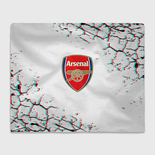 Плед Arsenal fc текстура / 3D-Велсофт – фото 1