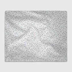 Плед Сперматозоиды разноцветные паттерн