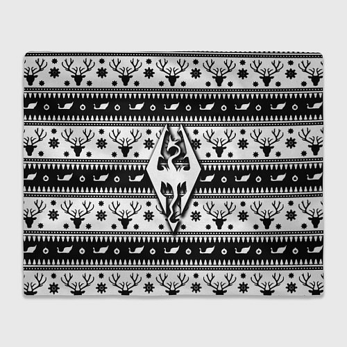 Плед The Elder Scrolls winter deer pattern / 3D-Велсофт – фото 1