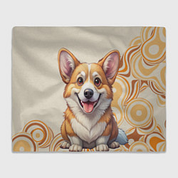 Плед Милый улыбающийся корги - big picture