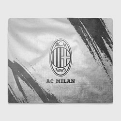 Плед AC Milan - white gradient