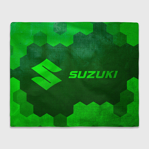 Плед Suzuki - green gradient по-горизонтали / 3D-Велсофт – фото 1