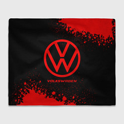 Плед Volkswagen - red gradient