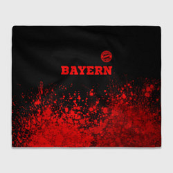 Плед Bayern - red gradient посередине