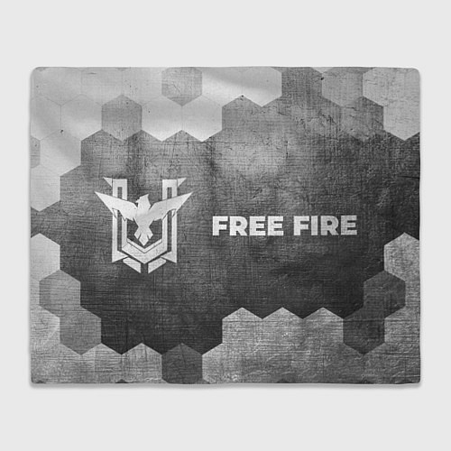 Плед Free Fire - grey gradient по-горизонтали / 3D-Велсофт – фото 1